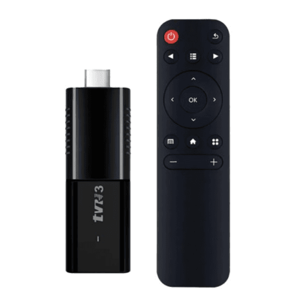 Anúncio: Media Player TV Stick TVR3 / 2GB / 16GB / 4K Ultra HD / Android - Preto