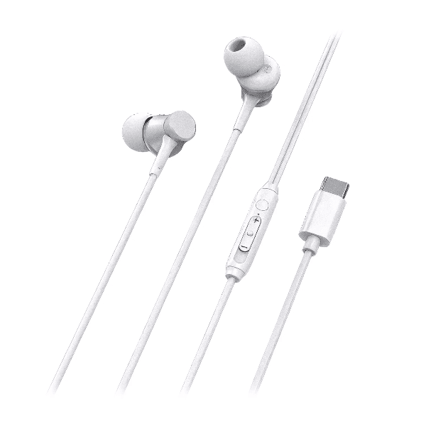 Anúncio: Fone de Ouvido Com Fio G-TiDE CW02 USB-C com Microfone / 1.2 Metros - Branco