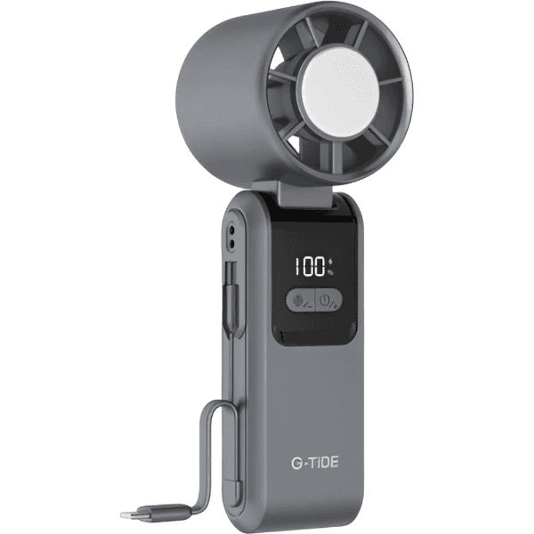 Anúncio: Mini Ventilador G-Tide FH02 / 4400Mah / Recarregavel - Cinza