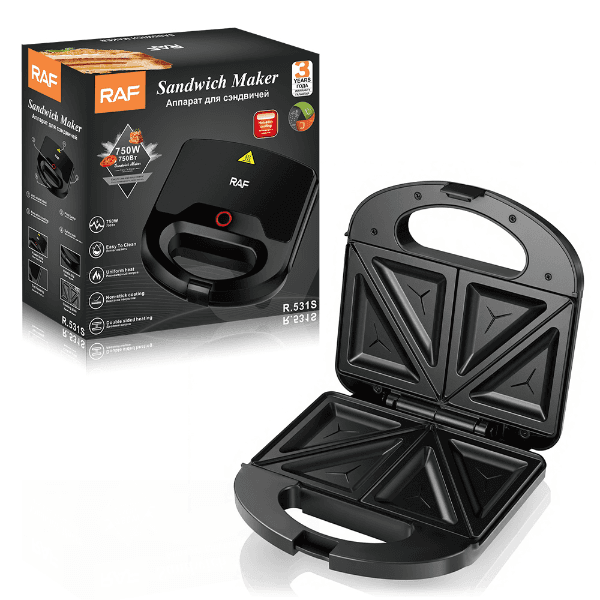 Anúncio: Sanduicheira Eletrica Raf R.531S / 750W / 220V - Preto