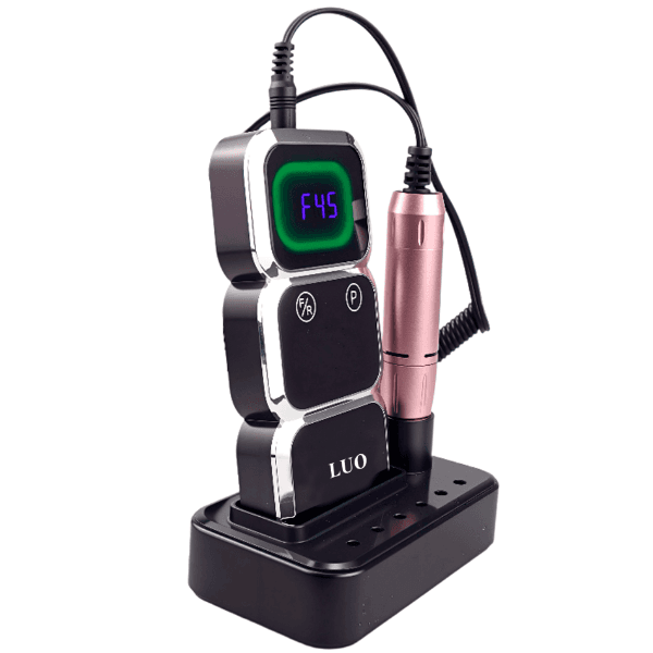 Anúncio: Torno para Unhas Luo LU-4679 / 36W / Recarregavel / 45000RPM / 110-240V ~ 50/60Hz - Preto/Prata