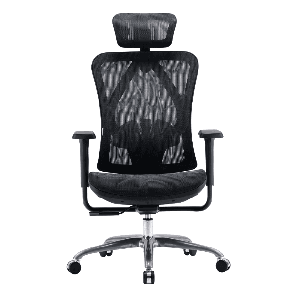 Anúncio: Cadeira de Escritorio Ergonômica SIhoo M57C-201 / Cadeira de Mesa de Computador Com Encosto de Cabeça Ajustável e Suporte Lombar - Preto