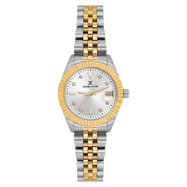 Anúncio: Relogio Analogico Feminino Daniel Klein DK.6.14319-3 Premium Lady / Pulseira de Aço Inoxidável - Prata/Dourado