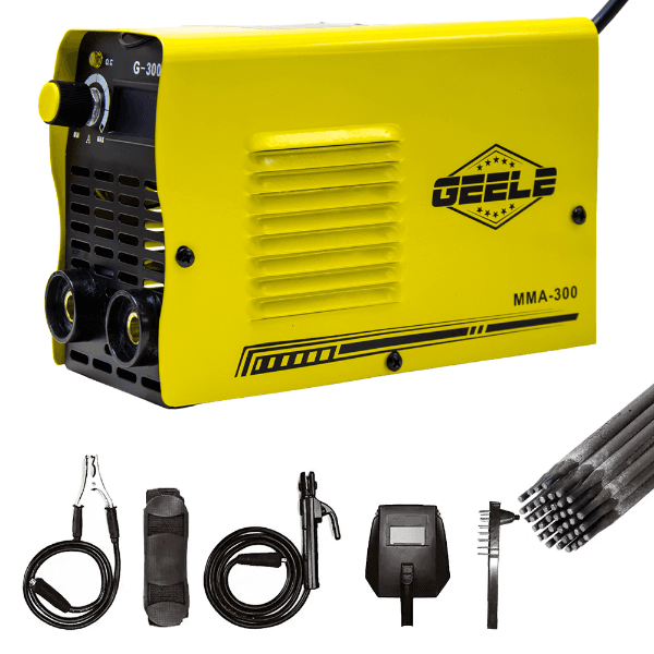 Anúncio: Mini Soldador Inverter Geele MMA-300 / 220V - Amarelo/Preto