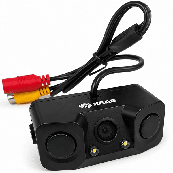 Anúncio: Camera de Ré Krab KBCRS451 Com Sensor de Estacionamento / Visão Noturna - Preto