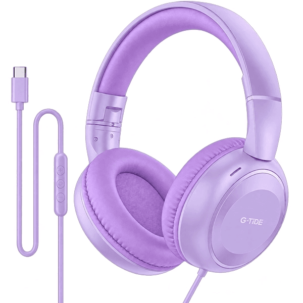 Anúncio: Fone de Ouvido Com Fio G-TiDE Flex 2 Com Microfone / USB-C - Roxo