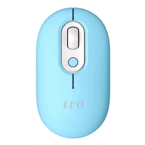 Anúncio: Mouse Wireless DPI Luo LU-3052 / 2.4Ghz / USB - Azul Claro