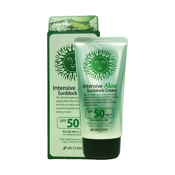 3W Clinic Creme Solar Intensive Aloe Sun Spf50+