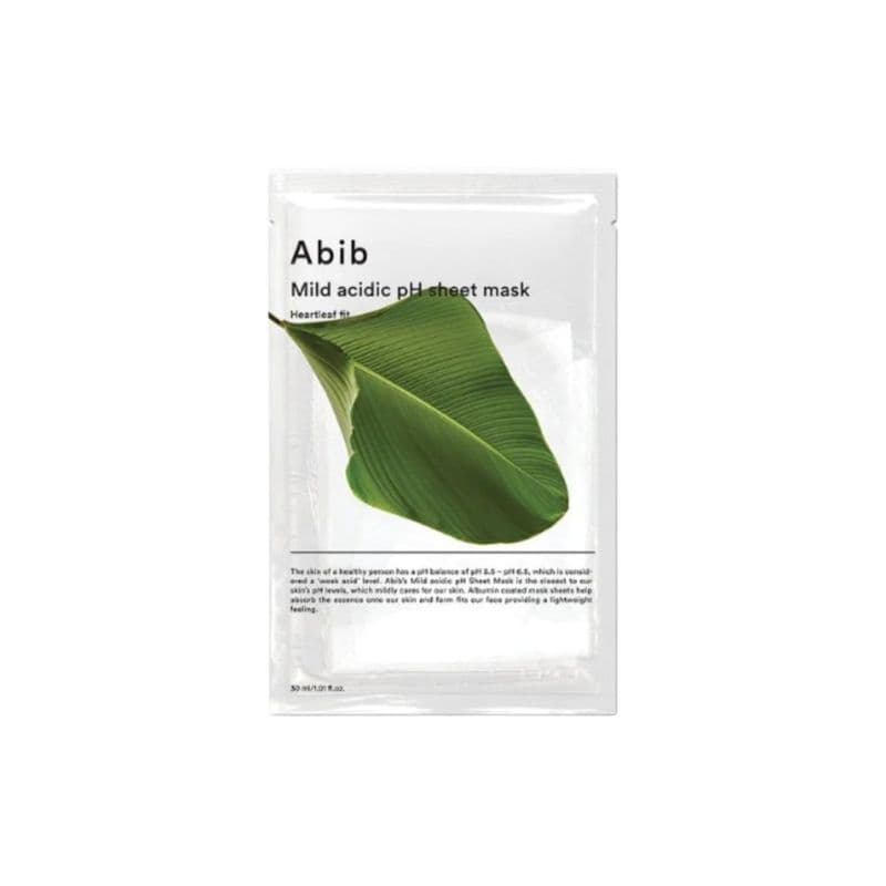 Máscara Facial Abib Mild Acidic pH Heartleaf Fit (1Un)