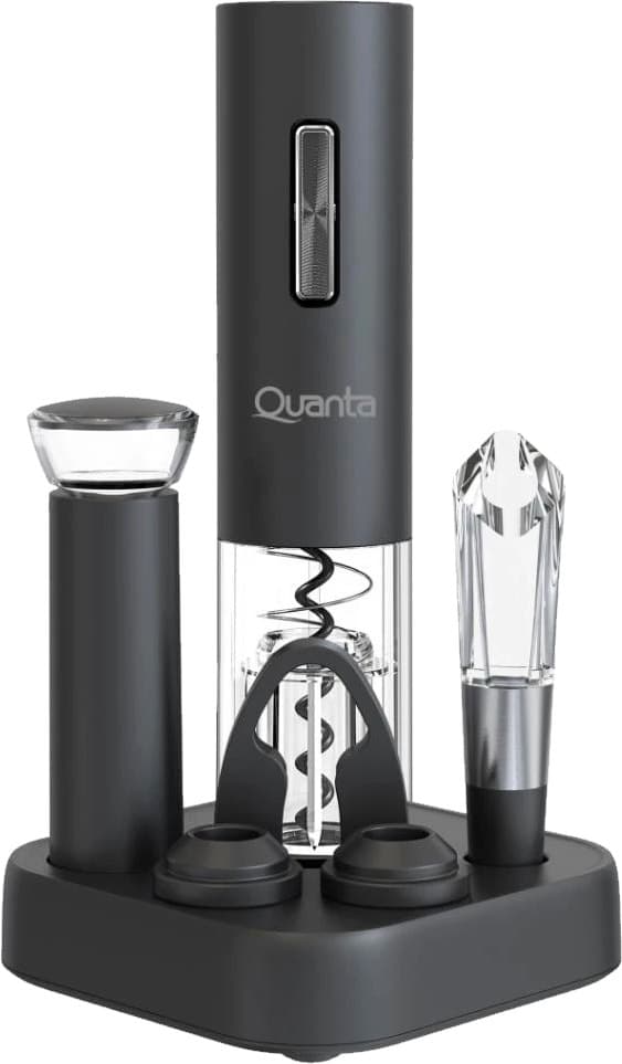 Abridor de Vinho Elétrico Quanta 6 Em 1 Qtkav610 - Preto