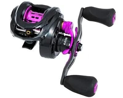 Carretilha Abu Garcia Revo-exd-shs Aço Inoxidável 10ROL 8:0:1 Der Max Drag 20 Lb / 9.0 Kg Preto
