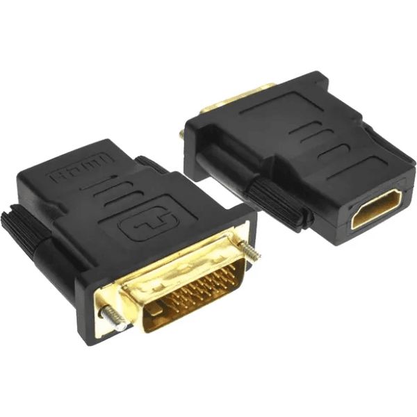 Adaptador Dvi Macho HDMI Fêmea Preto