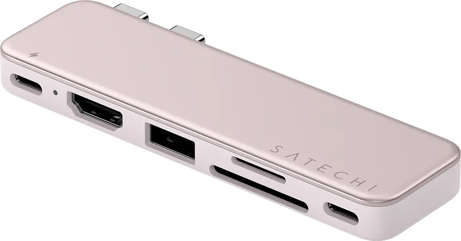 Adaptador Satechi USB-C Snap Hub MN26STD01