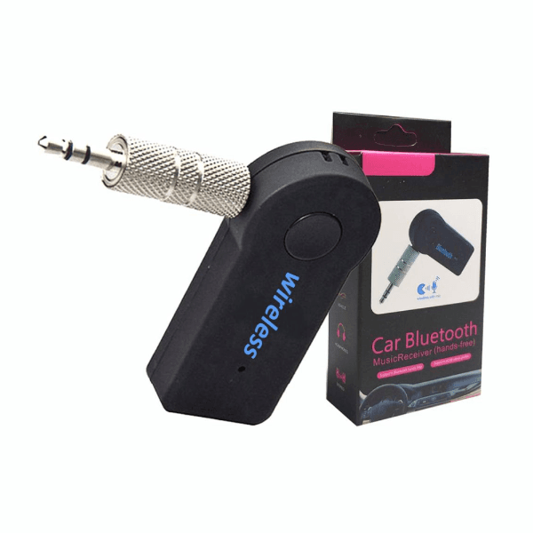 Receptor de Música Bluetooth Wireless para Carro 3.5Mm - Preto