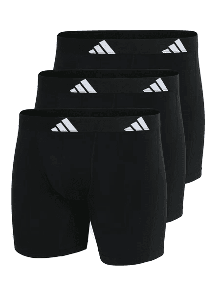 Pack 3 Boxers Adidas Performance Cotton 4Am004-000 Preto M