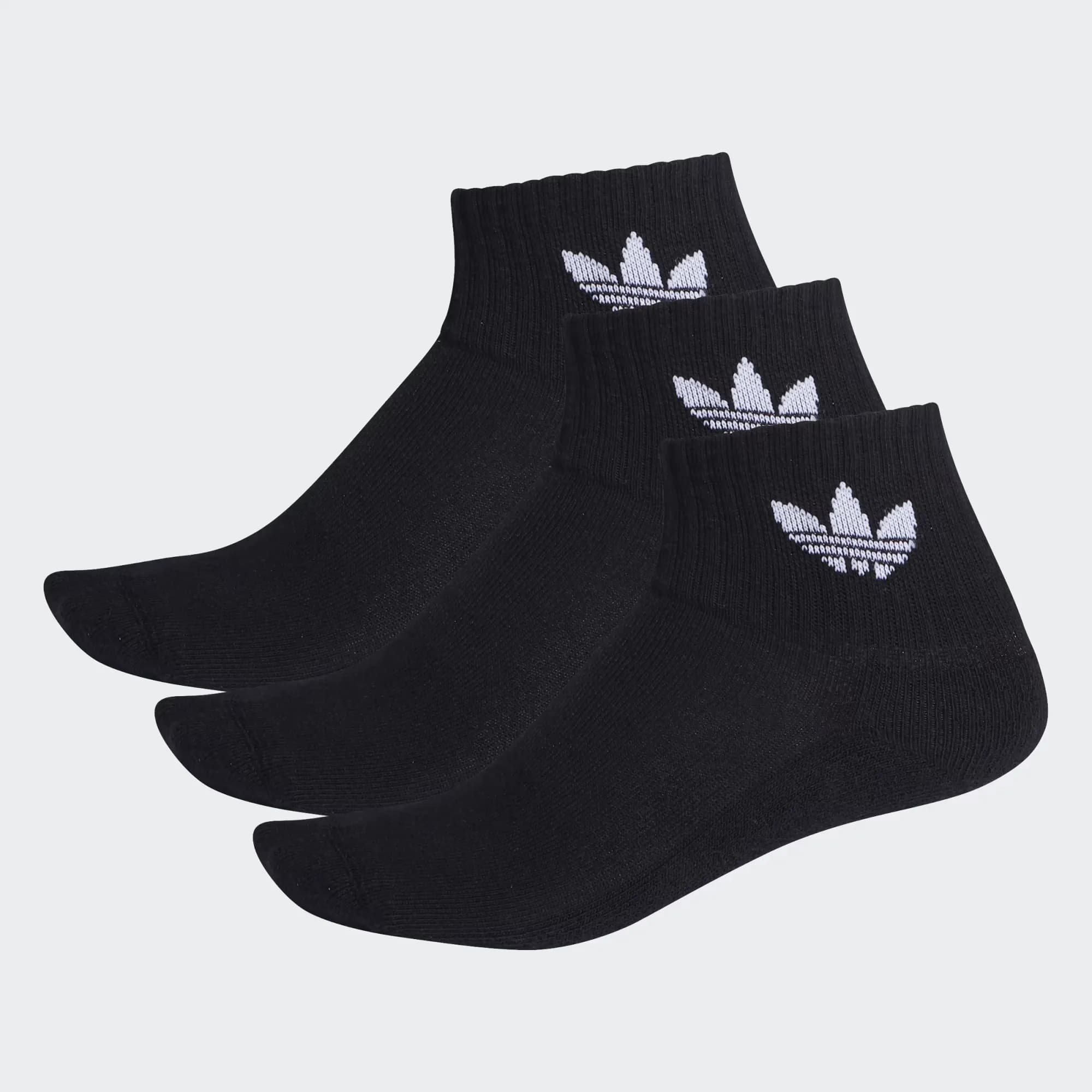 Meias Adidas Media Ankle Sck Fm0643 Negro (T) L