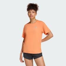 Camiseta Adidas Run Ess Tee Kd0626 Laranja P