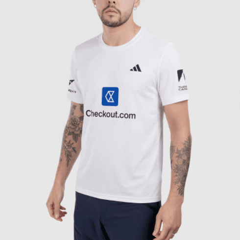 Camiseta Adidas Ale Galan Court White (T) L