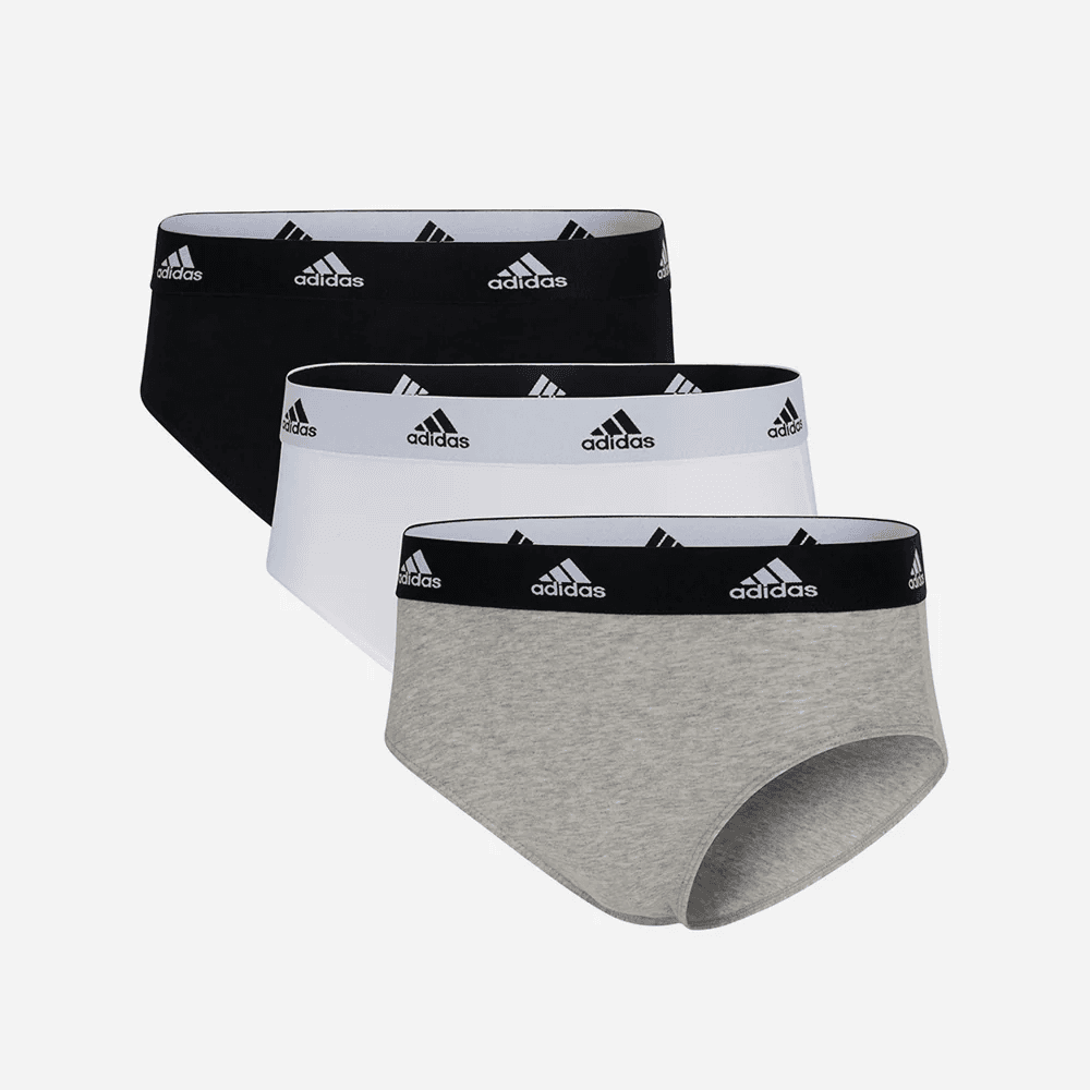 3 Peças de Roupa Interior Feminina Adidas Tricolor Tam. Xl