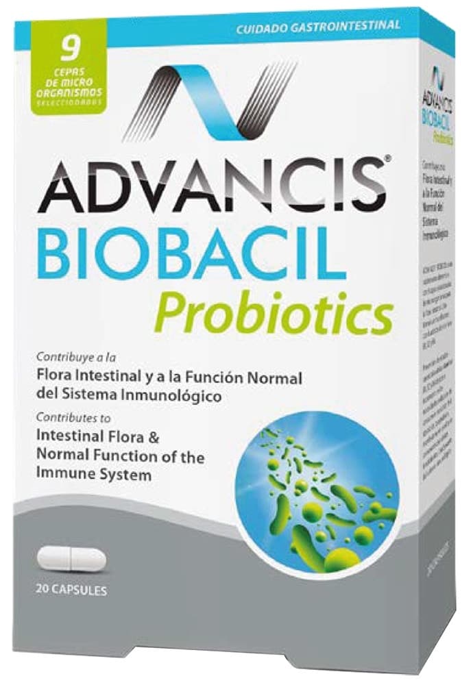 Suplemento Advancis Biobacil Probiotics 20 Cápsulas