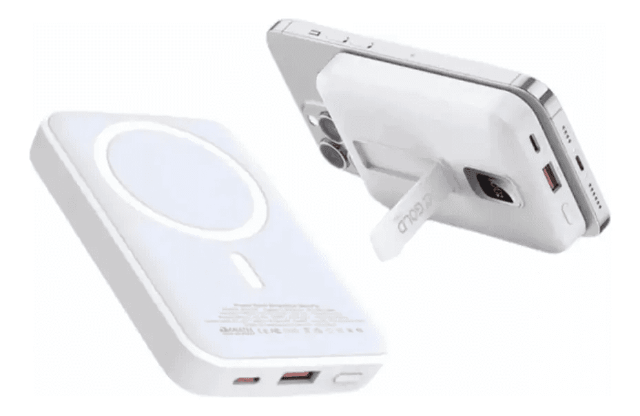 Power Bank A'Gold Cargador Portatil Bte-22 22.5W 10000mAh White