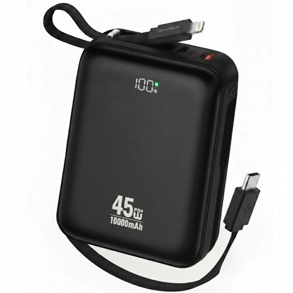 Power Bank A'Gold Cargador Portatil Pro+ Bte-105 45W 10000mAh Negro