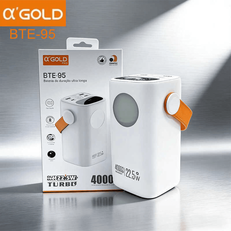 Power Bank A'Gold Pro Bte-95 22.5W 40000mAh Blanco