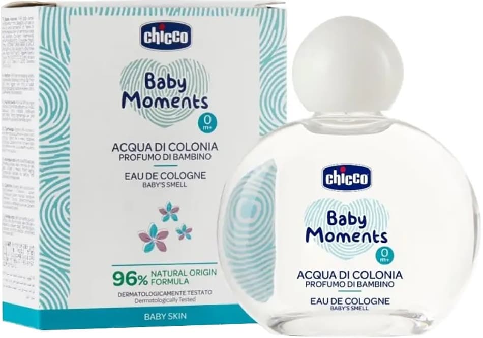 Água de Colônia Chicco Baby Moments 100mL