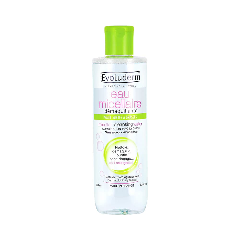 Água Micelar Evoluderm para Pele Mista 250ml