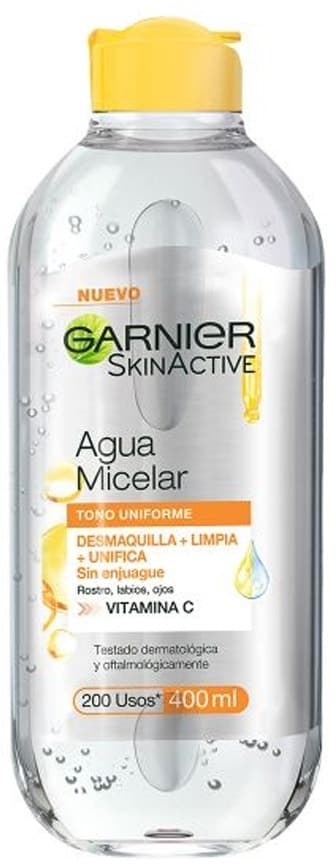 Água Micelar Garnier Skin Active Tono Uniforme - 400mL