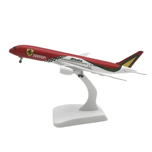 Modelo de Aeronave B787 Alitalia Ferrari