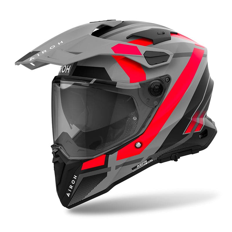 Capacete Airoh Commander 2 Mavick - Laranja Fosco / Xxl
