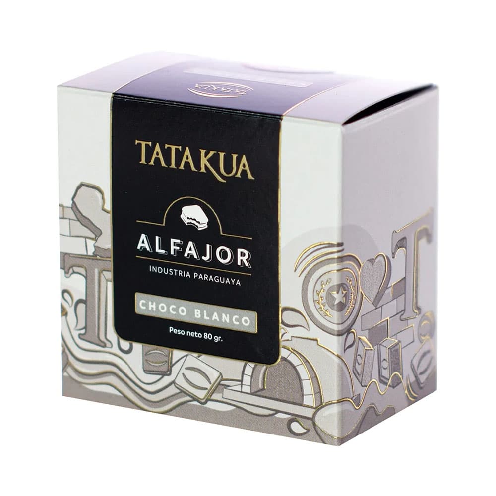 Alfajor Tatakua Choco Branco 80G