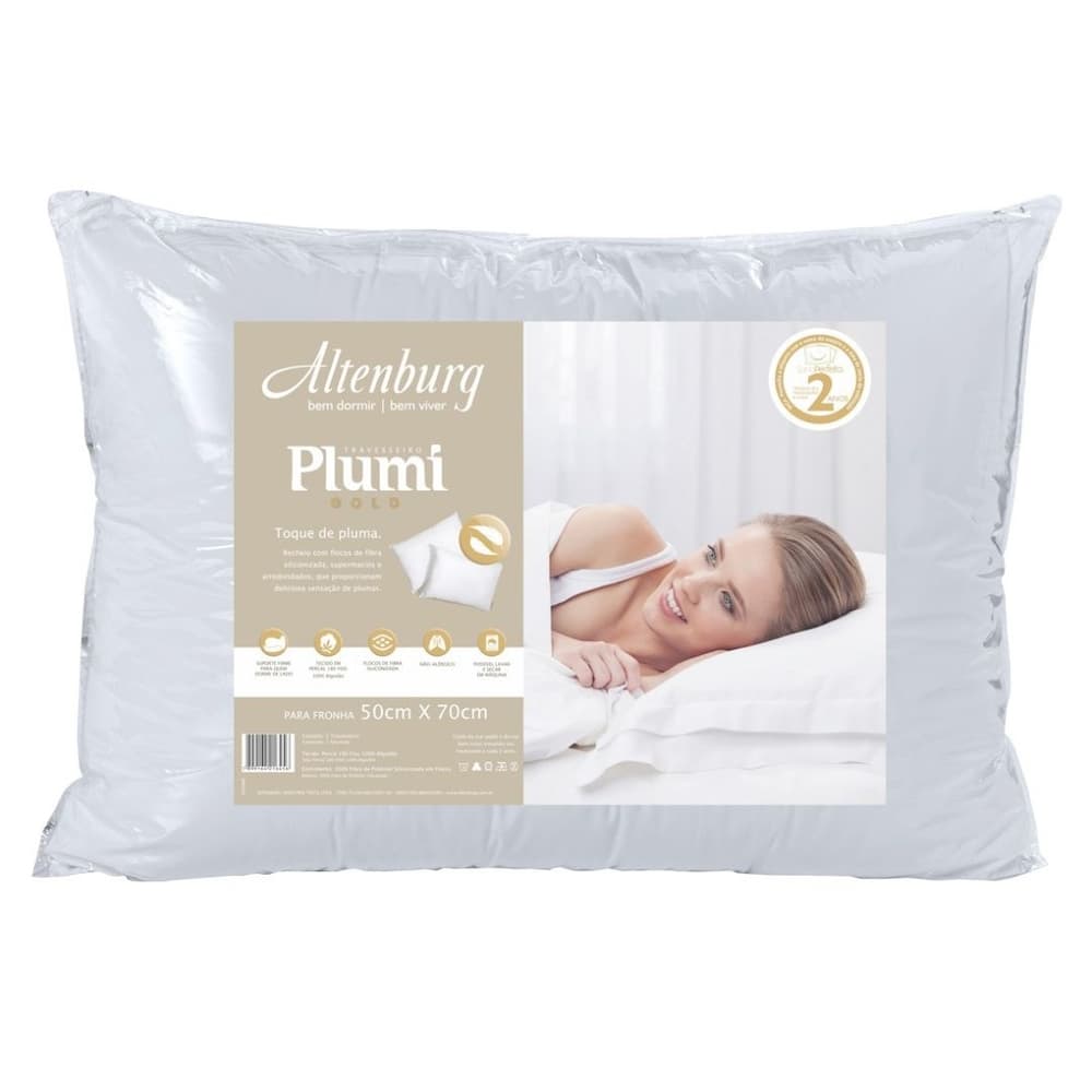 Almofada Plumi Gold Altenburg 50CM X 70CM