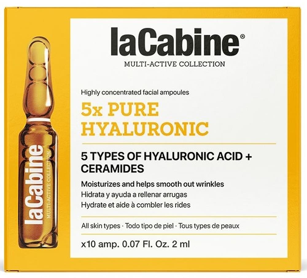 Ampolas La Cabine 5X Pure Hyaluronic (10 Unidades de 2mL)