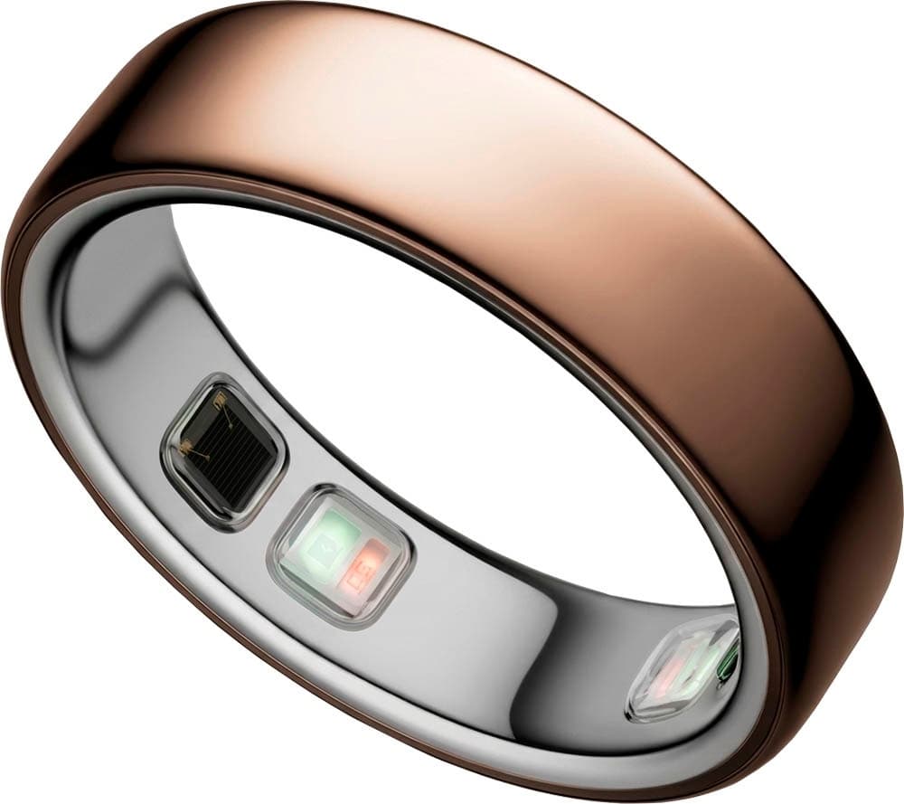 Anel Inteligente Oura Ring 5 Bluetooth Tamanho 8 - Rose Profundo