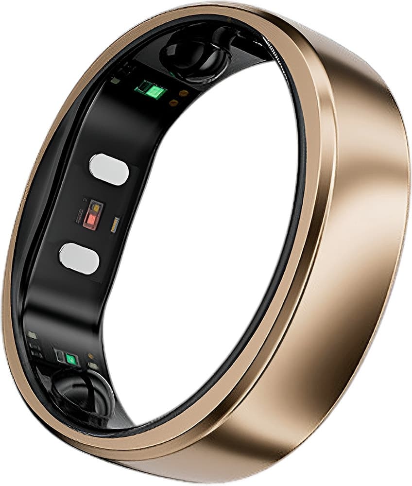 Anel Inteligente Ringconn Gen 2 Air Bluetooth Tamanho 8 Dourado