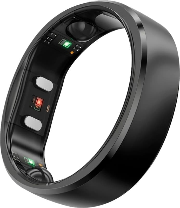 Anel Inteligente Ringconn Gen 2 Bluetooth Tamanho 8 Preto Fosco