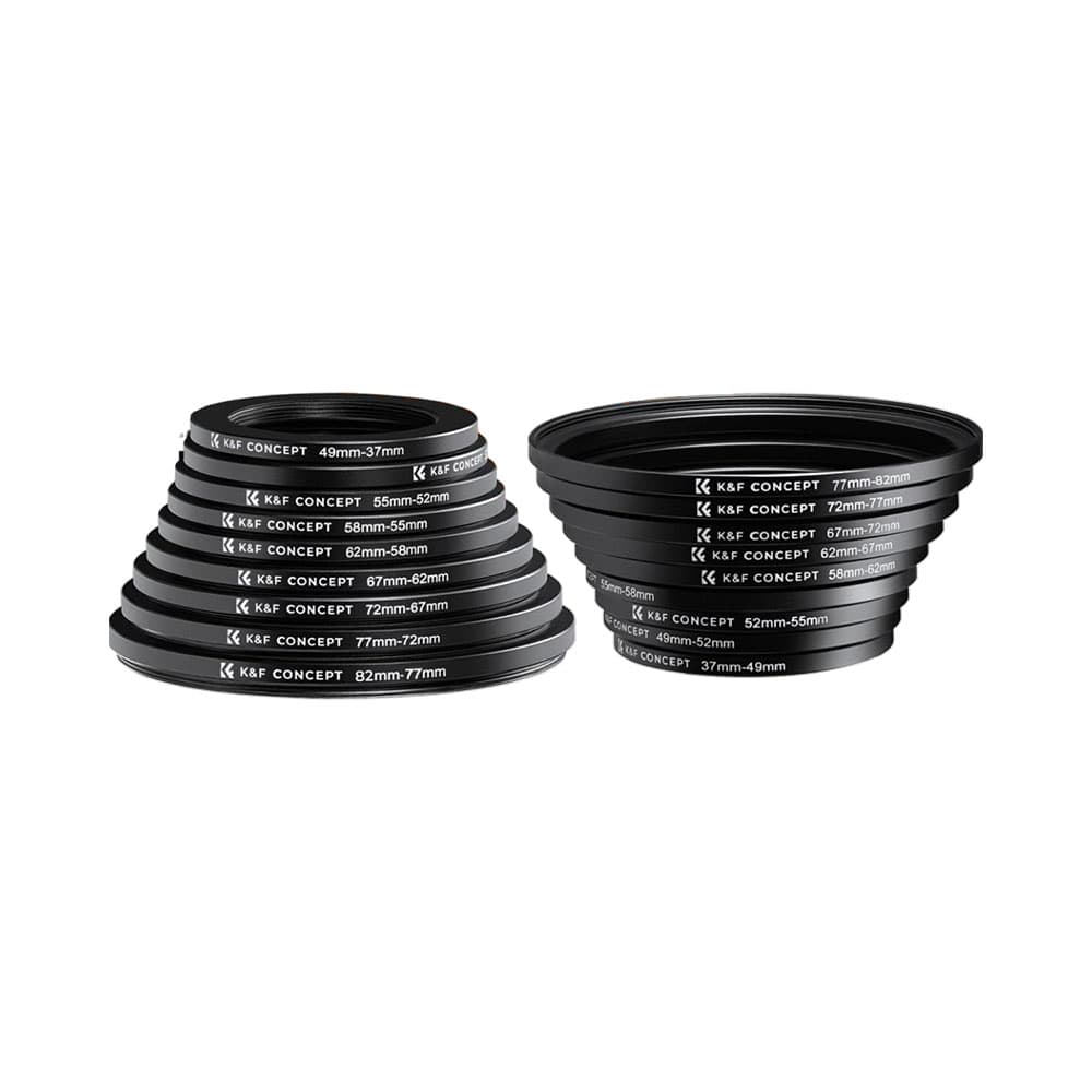 Anel de Filtro K&F 18 Em 1 para Lente de Câmera