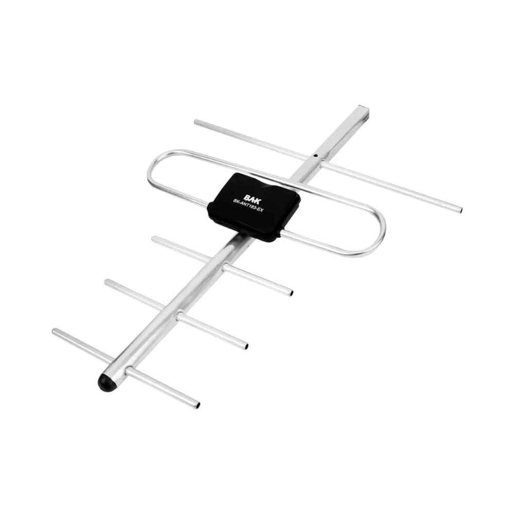 Antena para TV Digital Bak VHF/UHF Bk-Ant183-Ex Preto