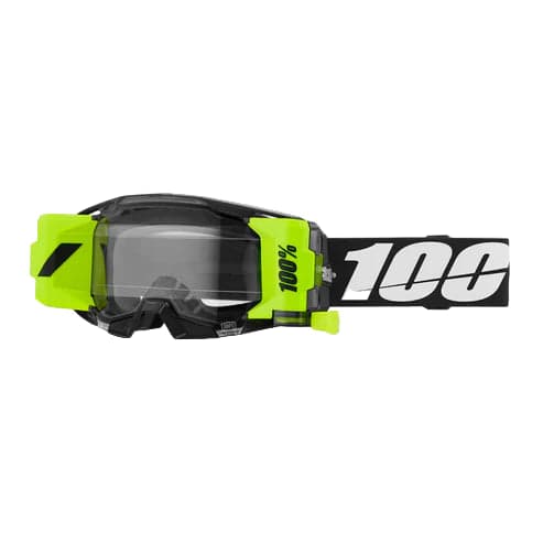 Óculos 100% Armatic Forecast Goggle 50061 - Preto - Lente Transparente