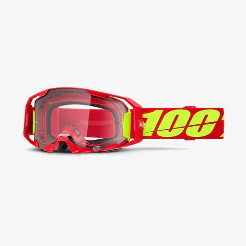 Antiparra 100% Armatic Goggle 50059 - Vermelho - Lente Clara