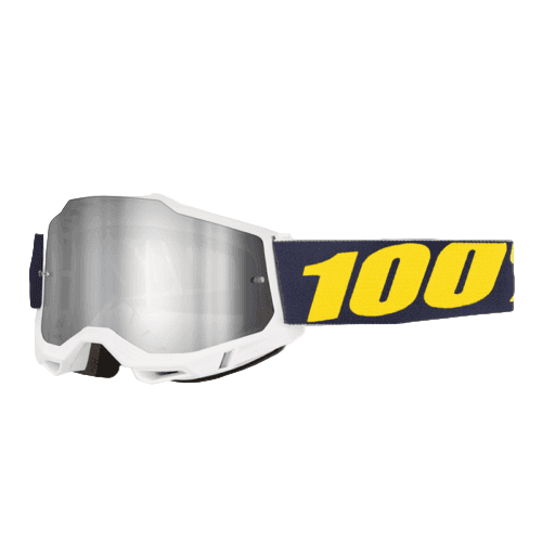 Antiparras 100% Accuri 2 Goggle 50014 - Torc - Lente Espelhada Prateada