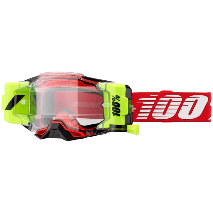 Antiparras 100% Armega Forecast 50006 - Vermelho - Lente Clara