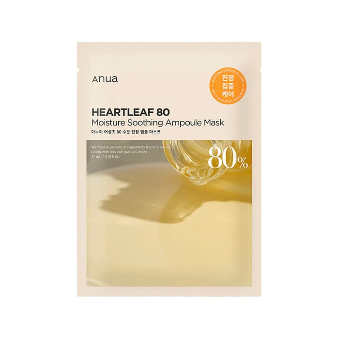 Máscara Anua Heartleaf 80 Moisture Soothing Ampoule 27ml