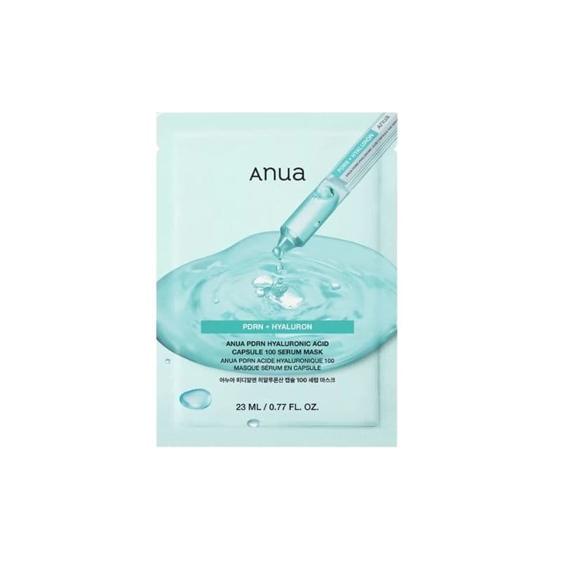 Máscara Facial Anua Pdrn + Hyaluron Capsule 100 Serum Mask 23ml