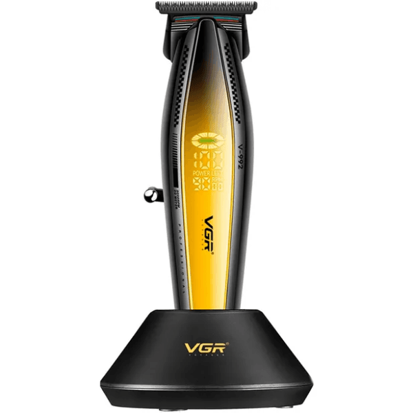 Aparador de Cabelo Vgr Voyager V-992 Recarregável com Acessórios Dourado