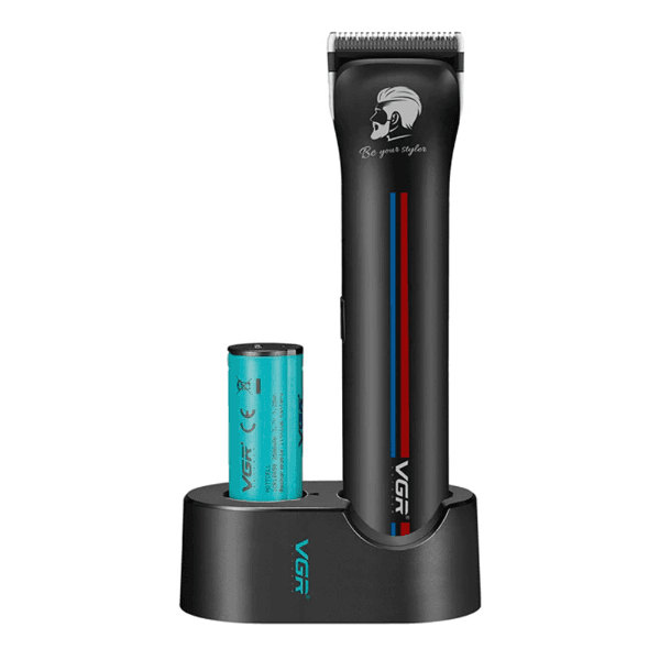 Aparador de Cabelo Voyager V-160 8000 Rpm com Acessórios Recarregável Preto