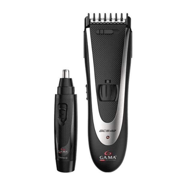 Aparador de Cabelo e Depilador Nasal Recarregável Ga.ma Gcs544 Preto/Cinza