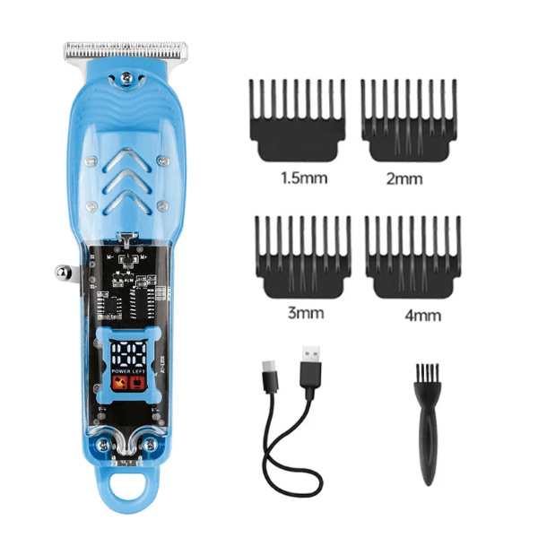Aparador de Cabelo Geral Gyt-999 Recarregável Azul